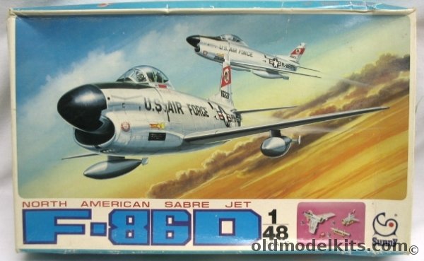 Sunny 1/48 North American Sabre Dog F-86D (Ex Marusan), 102-600 plastic model kit